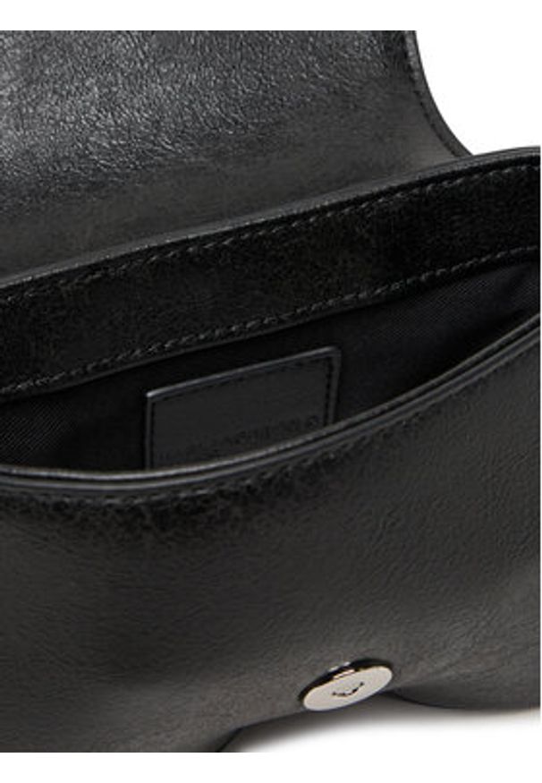 Karl Lagerfeld Jeans Torebka A3W30214 Czarny. Kolor: czarny. Materiał: skórzane