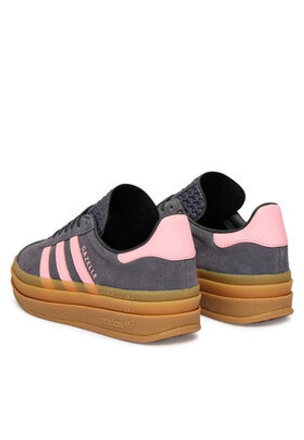 Adidas - adidas Sneakersy Gazelle Bold IH6459 Szary. Kolor: szary. Materiał: skóra, zamsz. Model: Adidas Gazelle