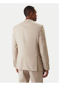 BOSS Garnitur Huge 50557273 Beżowy Regular Fit. Kolor: beżowy. Materiał: wełna #6