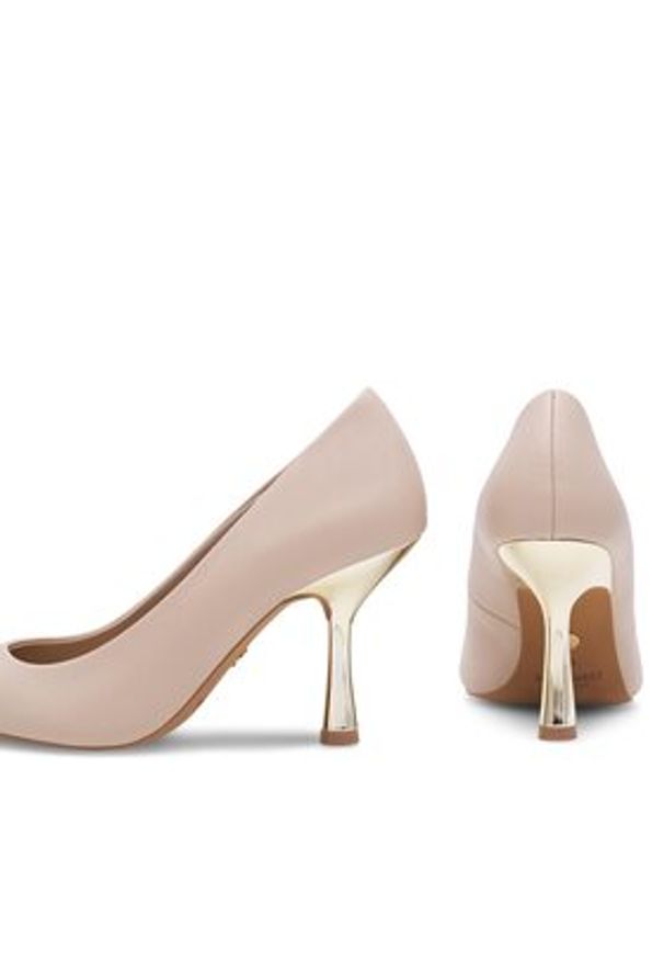 Nine West Szpilki WFA2663-1 Beżowy. Kolor: beżowy. Materiał: skóra. Obcas: na szpilce