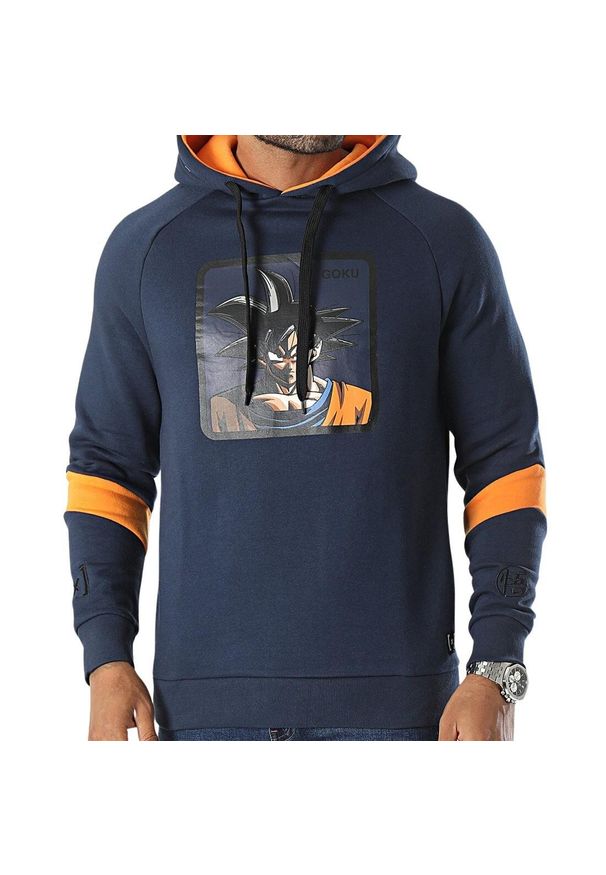CapsLab - Bluza dziecięca Capslab à capuche Dragon Ball Z. Typ kołnierza: kaptur. Kolor: niebieski