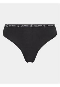 Calvin Klein Underwear Komplet 2 par stringów 000QD5035E Kolorowy. Materiał: syntetyk. Wzór: kolorowy