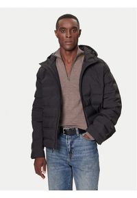 Calvin Klein Kurtka puchowa LV04LD521G Czarny Regular Fit. Kolor: czarny. Materiał: syntetyk