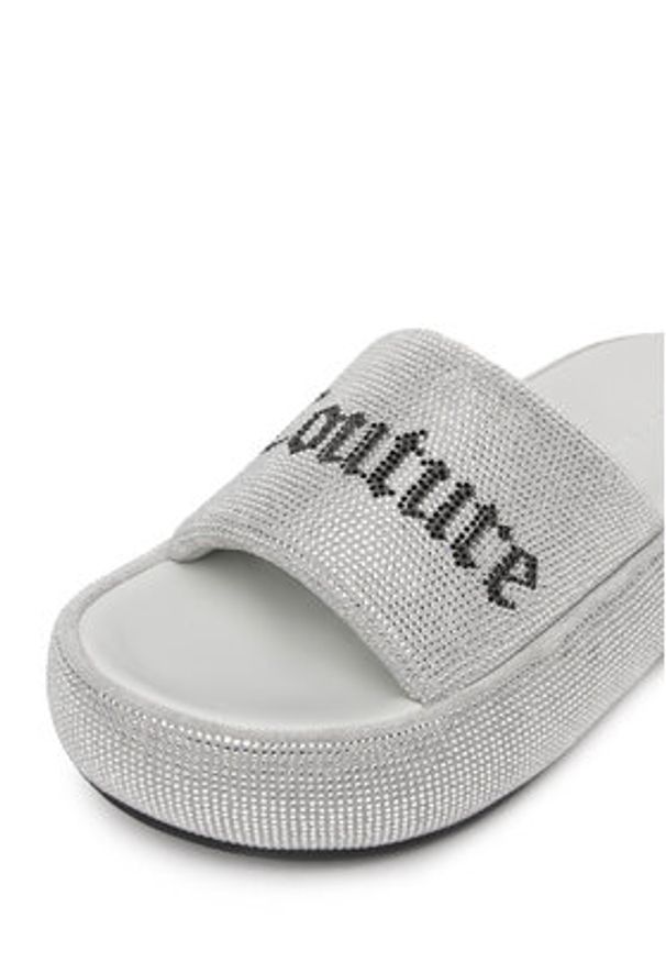 Juicy Couture Klapki WSS21515-04 Szary. Kolor: szary. Materiał: materiał