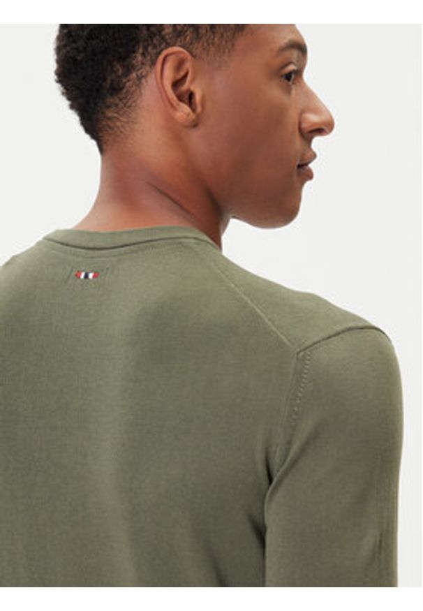 Napapijri Sweter Droz NP0A4I2G Zielony Regular Fit. Kolor: zielony. Materiał: bawełna