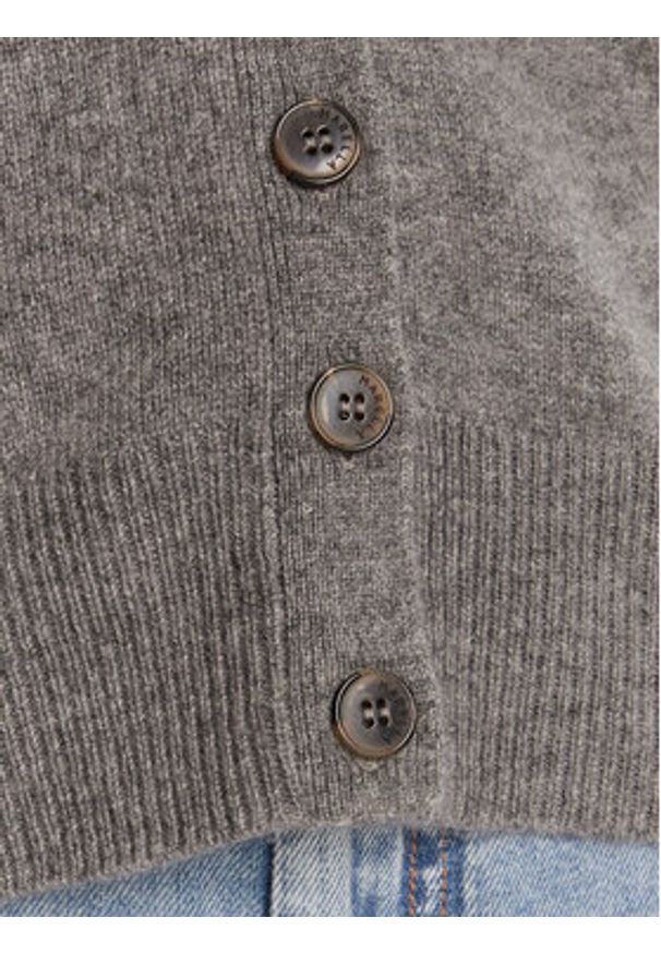 Marella Kardigan Chicco 2523346044 Szary Loose Fit. Kolor: szary. Materiał: kaszmir