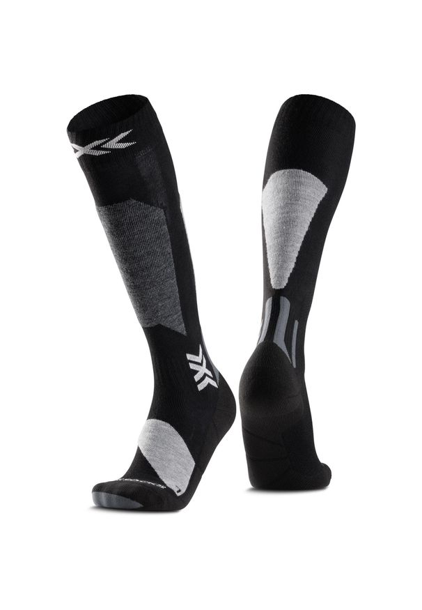 X-Socks - Skarpety narciarskie męskie Ski Discover Otc. Kolor: wielokolorowy, czarny, szary. Sport: narciarstwo