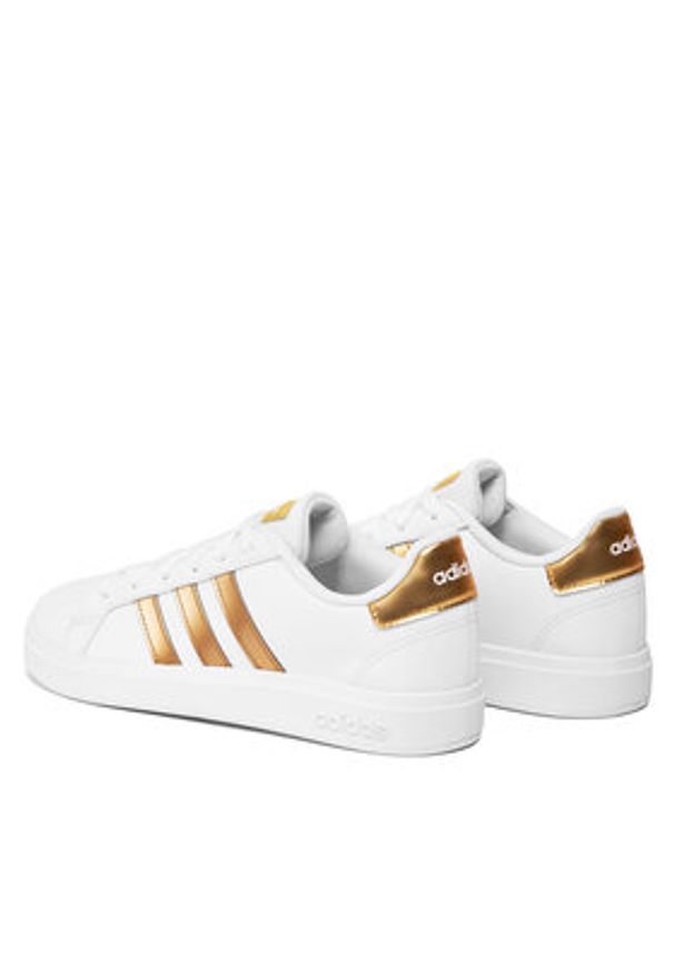 Adidas - adidas Sneakersy Grand Court Sustainable Lace GY2578 Biały. Kolor: biały. Materiał: skóra