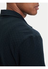 Karl Lagerfeld - KARL LAGERFELD Koszula B2M46063 Granatowy Slim Fit. Typ kołnierza: dekolt w karo. Kolor: niebieski. Materiał: bawełna #2