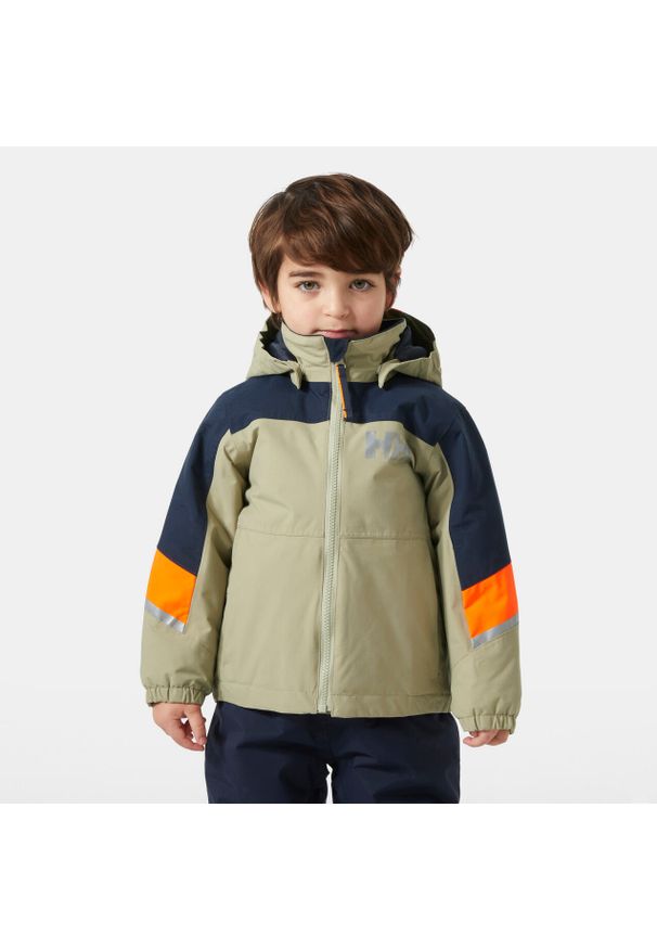 Dziecięca kurtka narciarska Helly Hansen Rider. Kolor: zielony. Sezon: zima. Sport: narciarstwo