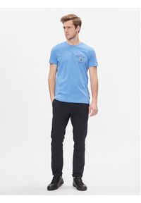 TOMMY HILFIGER - Tommy Hilfiger T-Shirt Arch Varsity Tee MW0MW33689 Granatowy Regular Fit. Kolor: niebieski. Materiał: bawełna #5