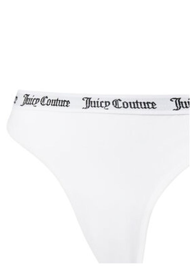 Juicy Couture Komplet 3 par stringów JCLTH224571 Kolorowy. Materiał: bawełna. Wzór: kolorowy