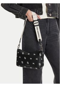 Karl Lagerfeld - KARL LAGERFELD Torebka A2W30207 Czarny. Kolor: czarny. Materiał: skórzane #3