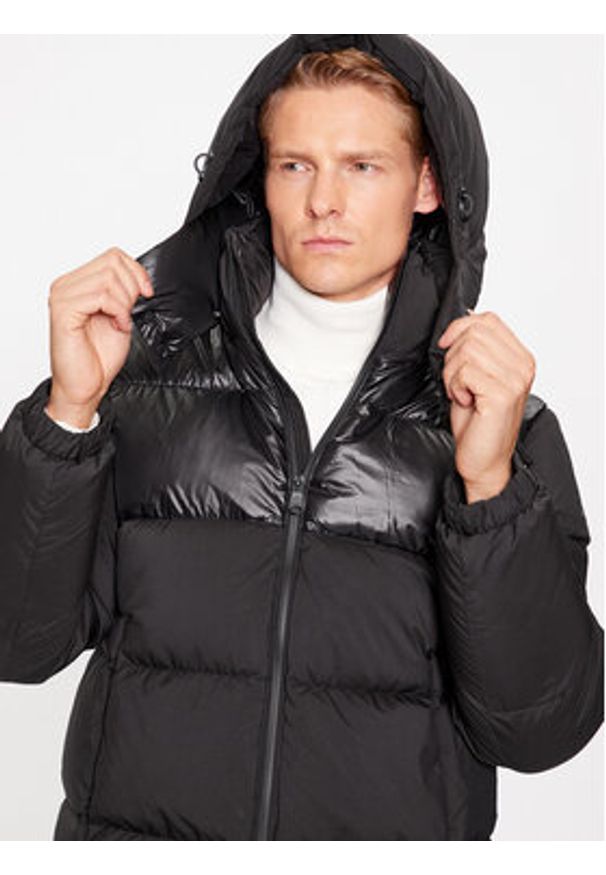 Hetrego - Hetregó Kurtka puchowa Jasper 8K501 23WU10 Czarny Regular Fit. Kolor: czarny. Materiał: syntetyk, puch