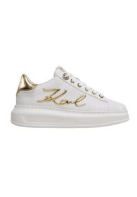 Karl Lagerfeld - KARL LAGERFELD Białe sneakersy Kapri Signia Lace. Kolor: biały #6