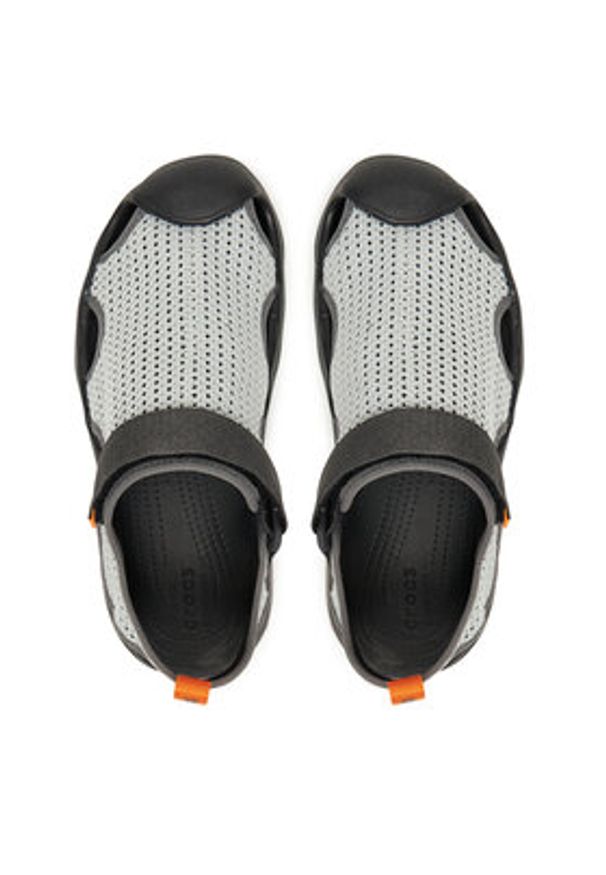Crocs Sandały Swiftwater™ Mesh Deck 211095 Szary. Kolor: szary. Materiał: mesh