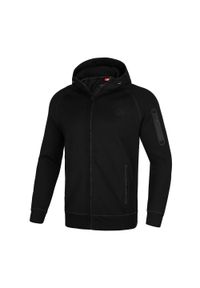 PITBULL - Bluza sportowa męska Pitbull West Coast Hermes Hooded Zip. Kolor: czarny