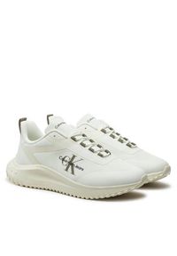 Calvin Klein Jeans Sneakersy Eva Runner Low Lace Ml YM0YM00968 Biały. Kolor: biały. Materiał: materiał #7