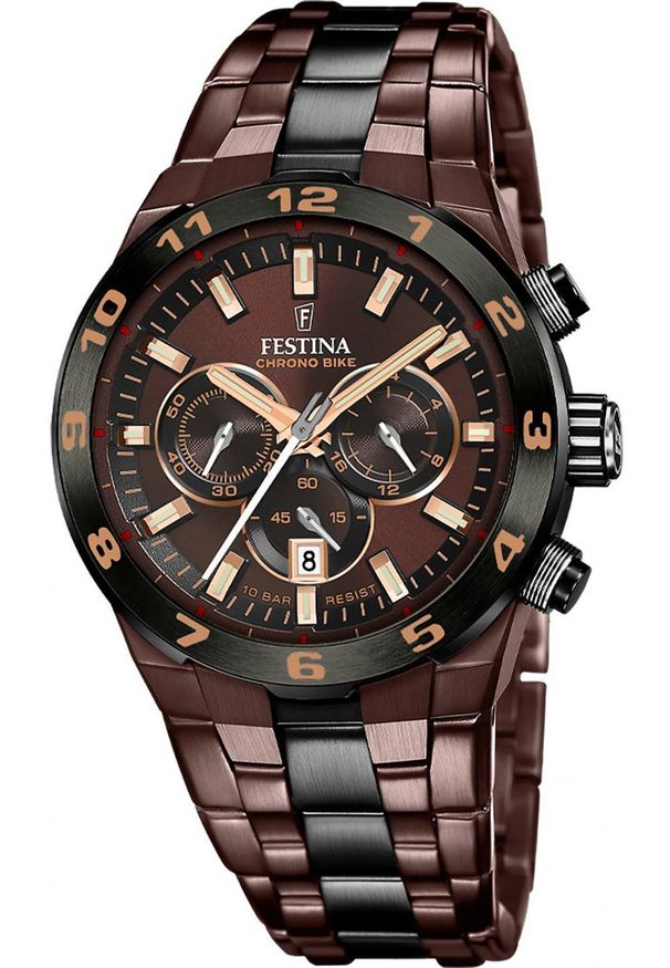 Zegarek męski Festina F20708-1 czarny. Kolor: czarny