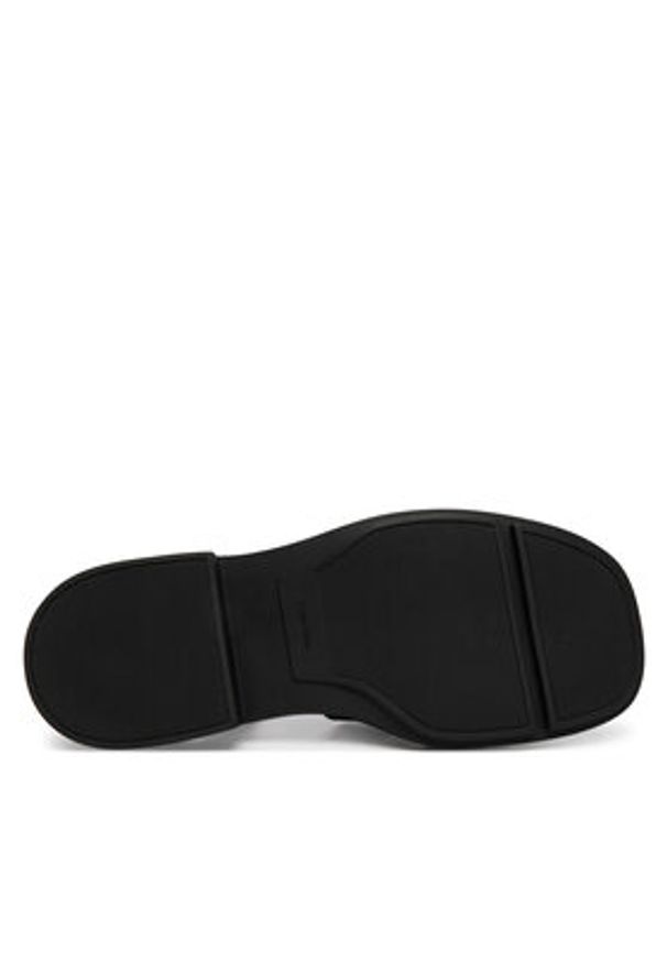 Calvin Klein Sandały Chunky Sandal Fisherm Lth HW0HW02904 Czarny. Kolor: czarny. Materiał: skóra