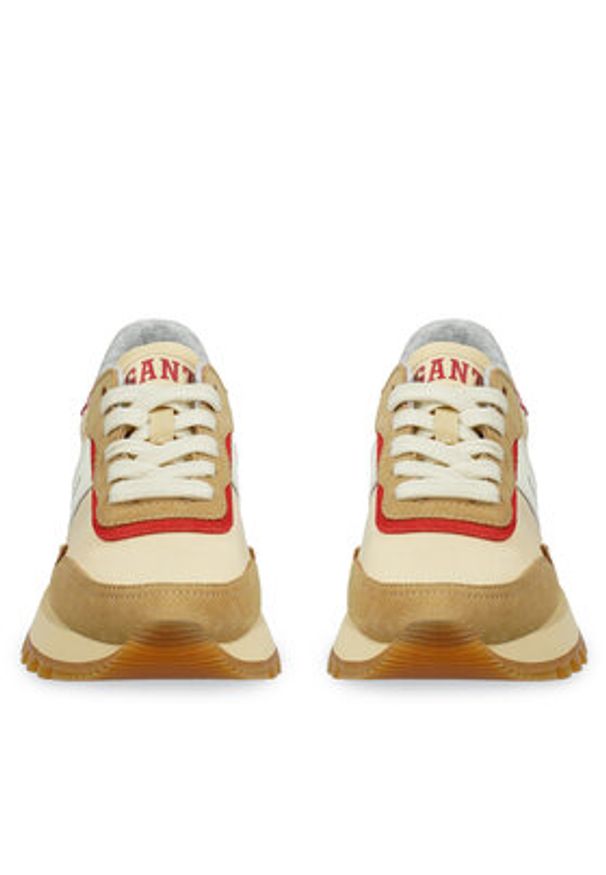 GANT - Gant Sneakersy 32531194 Beżowy. Kolor: beżowy. Materiał: zamsz, skóra