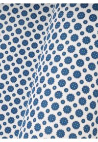 Pako Lorente - PAKO LORENTE – Biała poszetka w mikrowzór. Kolor: biały. Materiał: poliester #2