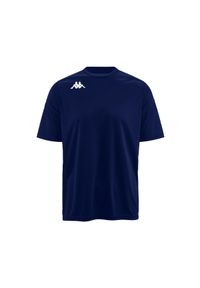 Jersey Kappa Dovo. Kolor: niebieski, wielokolorowy. Materiał: jersey. Sport: fitness
