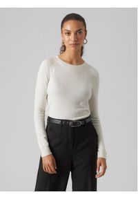 Vero Moda Sweter 10291147 Beżowy Regular Fit. Kolor: beżowy. Materiał: syntetyk #2