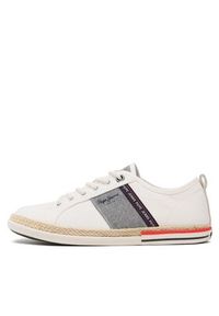 Pepe Jeans Espadryle Maoui Tape PMS30917 Biały. Kolor: biały. Materiał: materiał #5