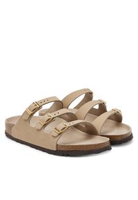 Birkenstock Klapki Florida Fresh 1029480 Beżowy. Kolor: beżowy. Materiał: skóra, nubuk #6
