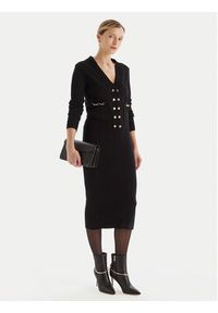 Fracomina Spódnica ołówkowa FR25WG4004K55601 Czarny Slim Fit. Kolor: czarny. Materiał: syntetyk #4