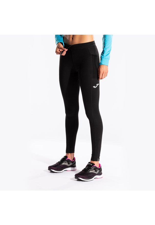 Legginsy do biegania Joma Elite X. Kolor: czarny. Sport: bieganie, fitness