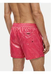 Guess Szorty kąpielowe F6GT03 WN322 Różowy Regular Fit. Kolor: różowy. Materiał: syntetyk #2