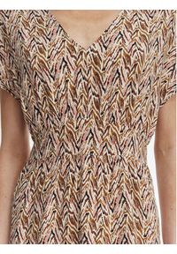 only - ONLY Sukienka letnia Nova 15342707 Beżowy ciemny Regular Fit. Kolor: beżowy. Materiał: wiskoza. Sezon: lato #5