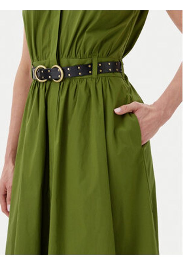 MICHAEL Michael Kors Sukienka codzienna MS5830KF4C Zielony Regular Fit. Okazja: na co dzień. Kolor: zielony. Materiał: bawełna. Typ sukienki: proste. Styl: casual