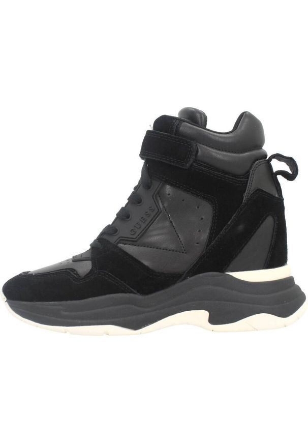 Guess - GUESS ORLANDO Czarny. Kolor: czarny. Materiał: tkanina. Styl: sportowy