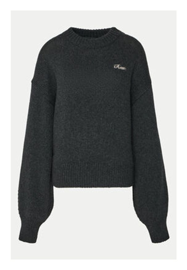 ROTATE Sweter 1133771745 Szary Oversize. Kolor: szary. Materiał: wełna