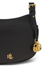 Lauren Ralph Lauren - LAUREN RALPH LAUREN Torebka 431P06070002 Czarny. Kolor: czarny. Materiał: skórzane #5