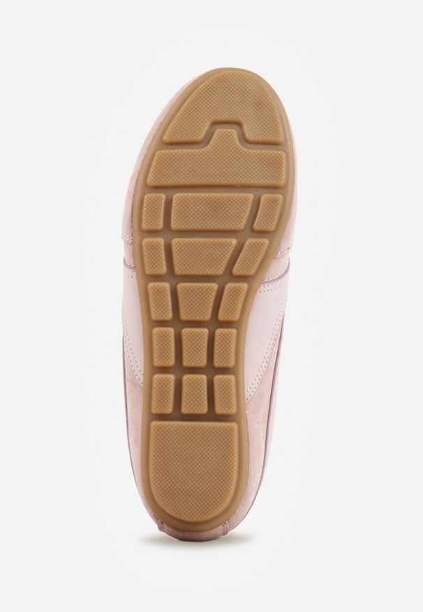 Renee - Różowe Sneakersy Klasyczne Tenisówki z Zamszu Naturalnego Talanashta. Okazja: na co dzień. Kolor: różowy. Materiał: zamsz