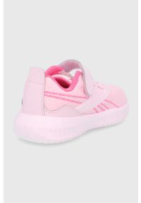 Reebok Buty dziecięce G57464 kolor różowy. Nosek buta: okrągły. Zapięcie: rzepy. Kolor: różowy. Materiał: guma #4