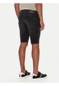 BOSS Szorty jeansowe Delaware Shorts Bo 50540271 Czarny Slim Fit. Kolor: czarny. Materiał: bawełna
