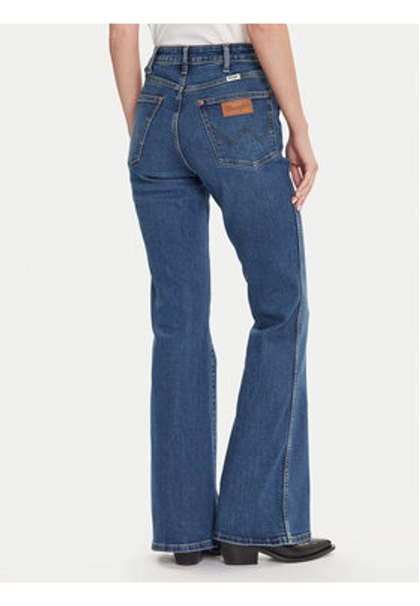 Wrangler Jeansy Montana 112371140 Granatowy Bootcut Fit. Kolor: niebieski