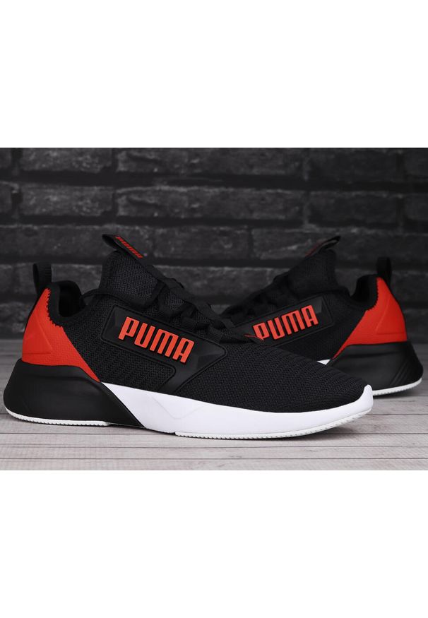 Puma - Buty męskie sportowe treningowe PUMA RETALIATE. Kolor: czerwony, czarny, pomarańczowy, wielokolorowy