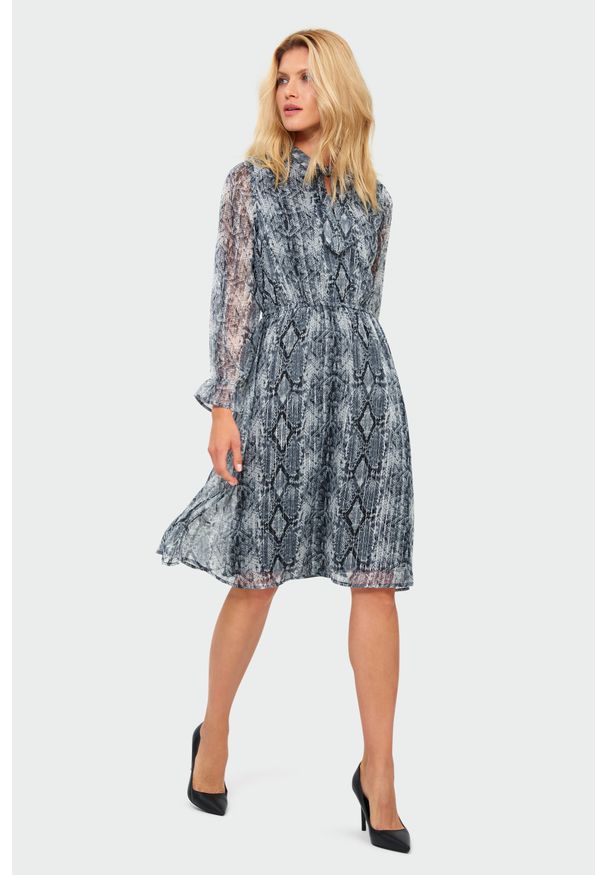 Greenpoint - Elegancka sukienka z nadrukiem. Wzór: nadruk. Styl: elegancki