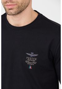 Aeronautica Militare - AERONAUTICA MILITARE Czarny longsleeve. Kolor: czarny. Długość rękawa: długi rękaw #3