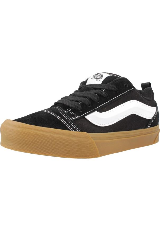 Vans - Obuwie sportowe Kobieta VANS Knu Skool. Kolor: czarny. Materiał: zamsz