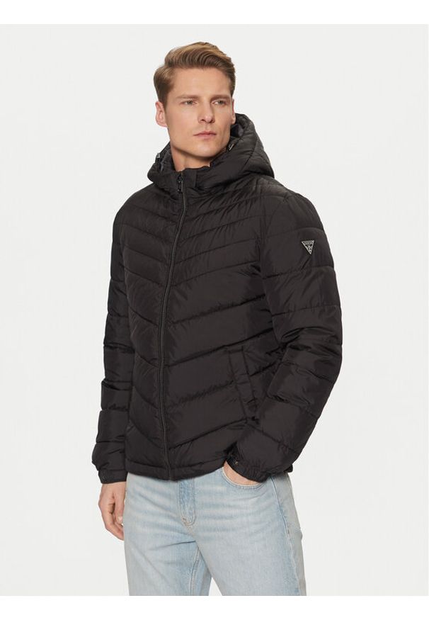 Guess Kurtka przejściowa M5RL45 WCQA2 Czarny Regular Fit. Kolor: czarny. Materiał: syntetyk