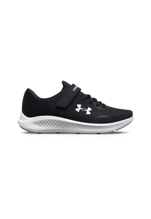 Buty biegowe chłopięce Under Armour BPS Pursuit 3 AC. Kolor: czarny