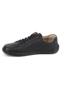 Olivier Damskie minimalistyczne buty skórzane barefoot model 1243 czarne. Okazja: na co dzień. Zapięcie: zamek. Kolor: czarny. Materiał: skóra. Styl: elegancki, casual #9