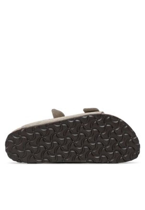 Birkenstock Klapki Arizona Bs 51463 Szary. Kolor: szary. Materiał: zamsz, skóra